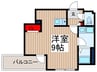 ブラン・セラヴィ 1Rの間取り