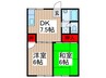 関根コーポ 2DKの間取り