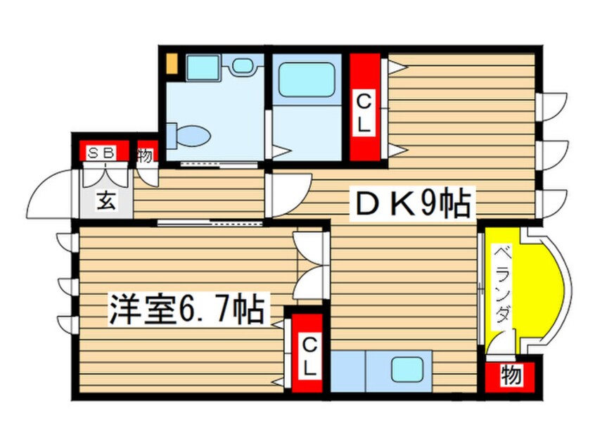 間取図 ウッドマンション和光