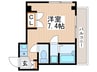 白山房ビル 1Rの間取り