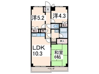 間取図 エスポワ－ル