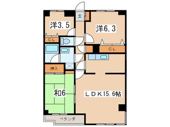 間取図 エスポワ－ル