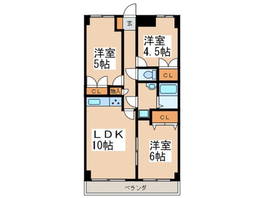 間取図 エスポワ－ル