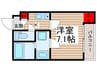 仮）松戸市小金建築計画 1Kの間取り