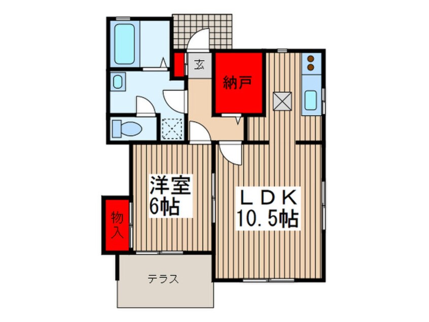 間取図 トレゾア