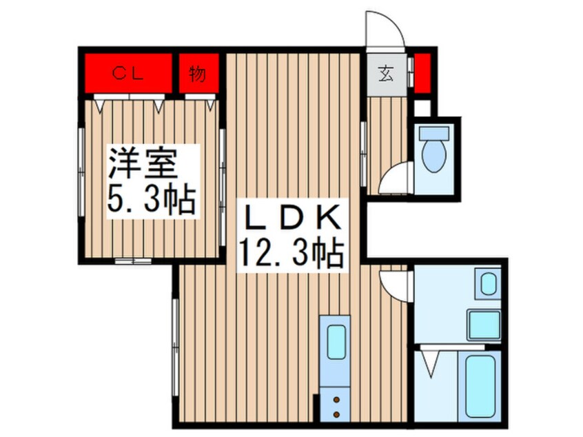 間取図 シュロス春日部