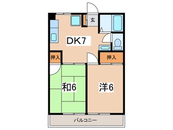 間取図 ＣＲＣマンション第２