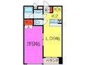 ルクレ東長崎の間取図