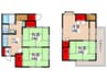鎌ケ谷市道野辺戸建 4DKの間取り
