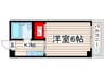 マンションビビット 1Kの間取り