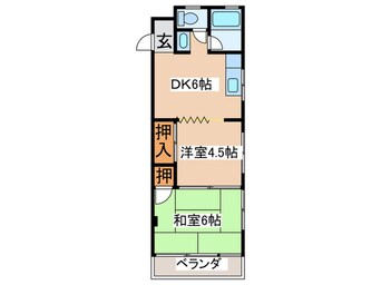 間取図 ベルメゾン山口