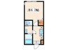 Ｒｅｆｉｎｅ戸塚町 1Rの間取り