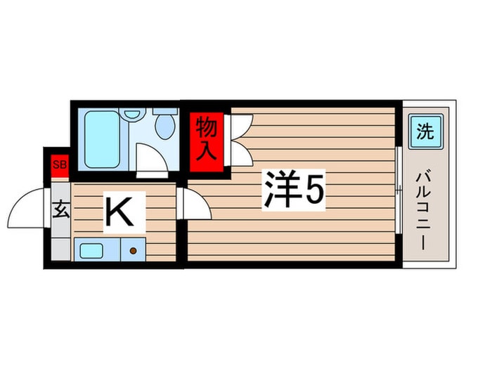 間取り図 スクエアハイムⅢ