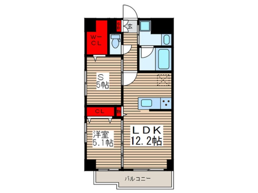 間取図 トランキーユ浅草