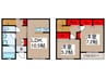 リーブルファイン南平野Ⅳ１号棟 2LDKの間取り