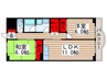 シラカワパレス 2LDKの間取り