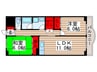 シラカワパレス 2LDKの間取り