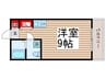 カーサ大雄 1Rの間取り