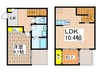 ビーバレーＭⅤ 1LDK+Sの間取り