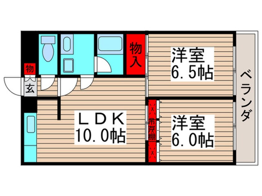 間取図 メゾンチェリーフィールド