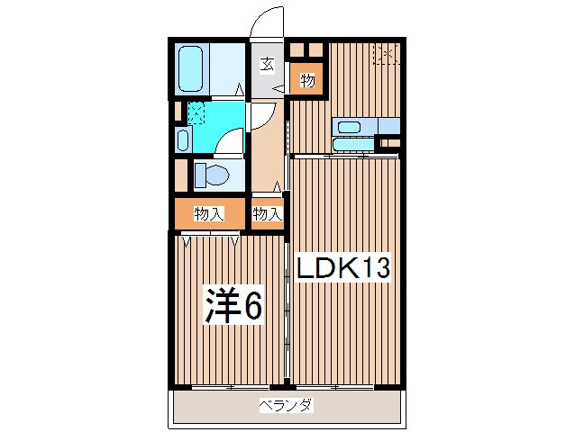 間取り図 スカイハイツ