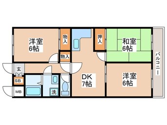 間取図 ファミール小作台