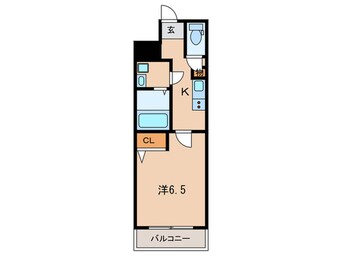 間取図 クレヴィスタ赤羽(405)