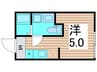 BoaSorte五反野 1Rの間取り