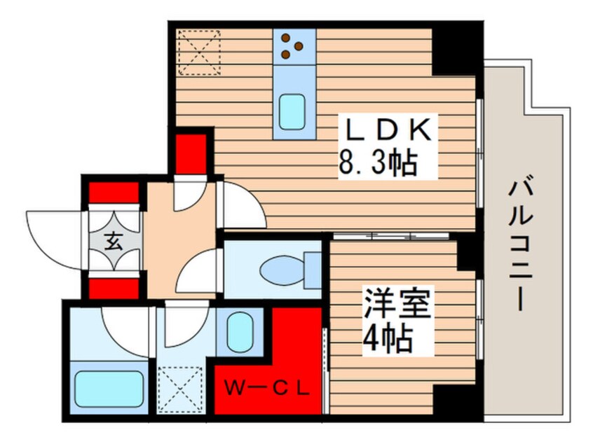 間取図 グランカーサ上野池之端