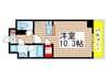 オーキッドレジデンス船橋本町 1Rの間取り