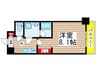 オーキッドレジデンス船橋本町 1Kの間取り