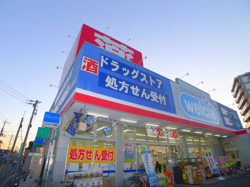 ウエルシア(ドラッグストア)まで723m バレ－中浦和
