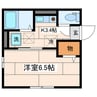 アミティエ 1Kの間取り