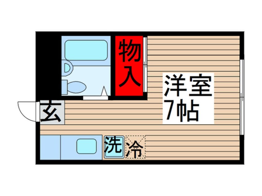 間取図 メゾンアバ－ロ