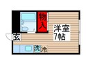 メゾンアバ－ロの間取図