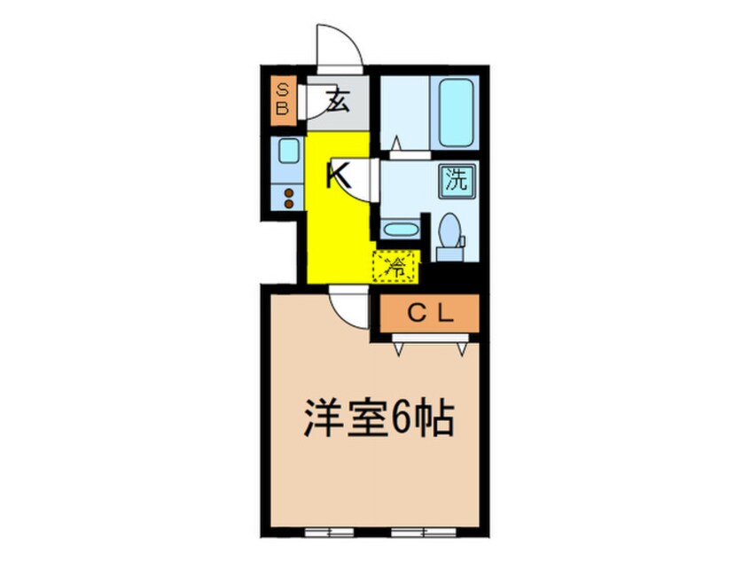 間取図 クリアル高田馬場