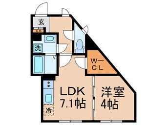 間取図 クリアル高田馬場