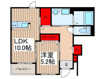 間取図 ローズ・ハイム