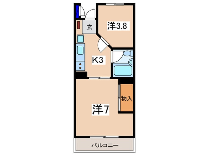 間取り図 グリ－ンヒル二俣川
