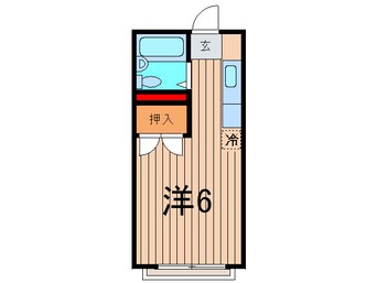 間取図 エステ－トピアカワベ