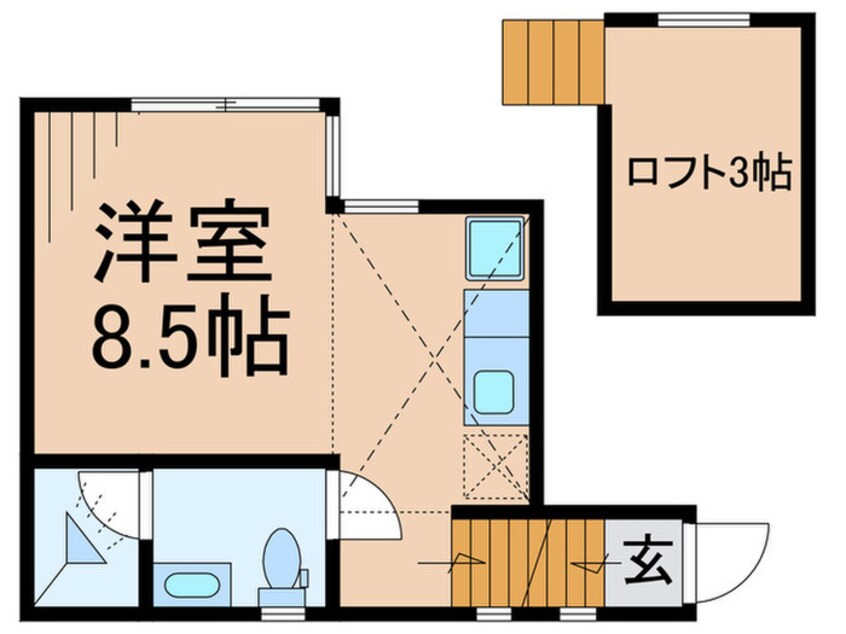 間取図 オアシス中目黒