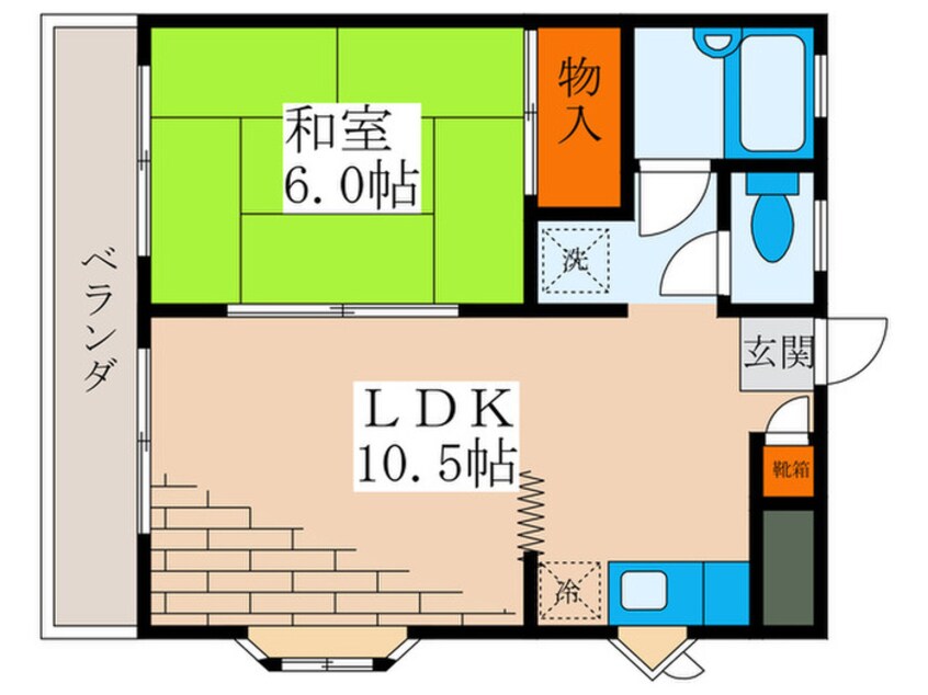 間取図 フロ－レンス富沢