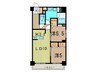 築地ＭＫハウス 2LDKの間取り