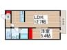 ＢＳ八ケ崎レジデンス 1LDKの間取り