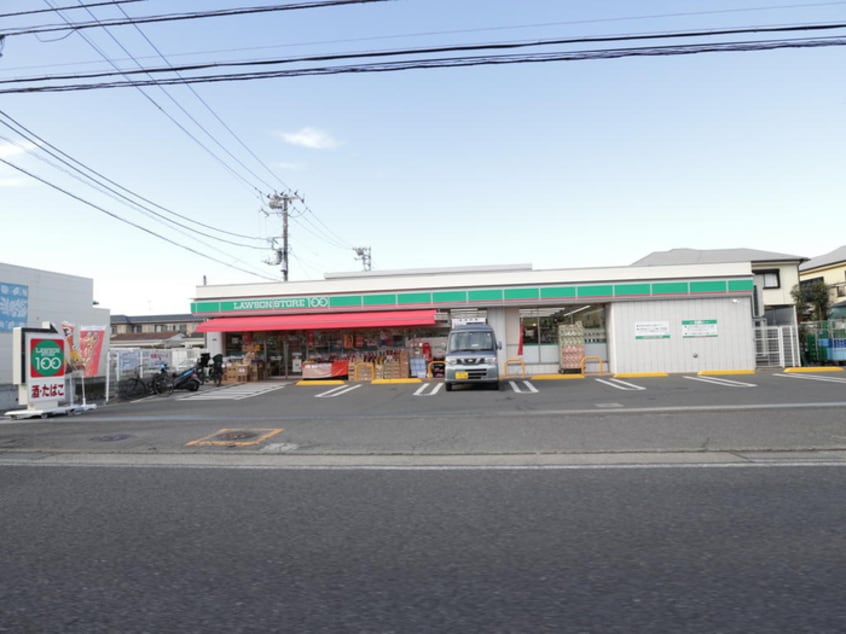 ローソンストア100辻堂元町5丁目店(コンビニ)まで280m エクレール　アクシス
