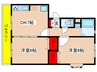 ファミール麻生 2DKの間取り