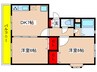 ファミール麻生 2DKの間取り