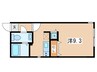 MODULOR要町Ⅰ 1Rの間取り