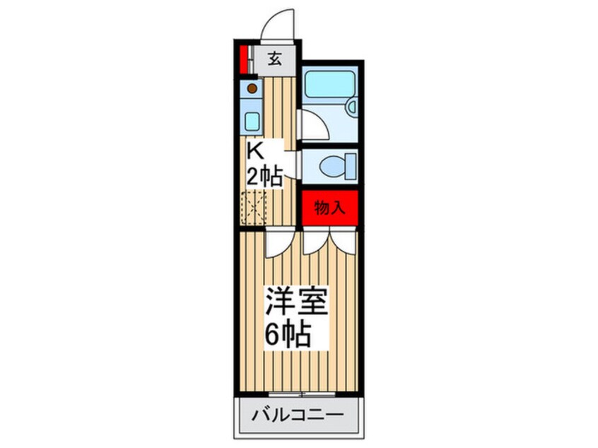 間取図 ハシモトマンション