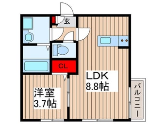 間取図 仮）トレンティーノ